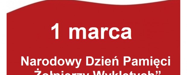MYŚLENICE | ZAPROSZENIE 1.03 – Narodowy Dzień Pamięci Żołnierzy Wyklętych