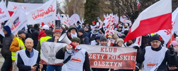 OLSZTYN | Protest przeciwko szkodliwej polityce Brukseli