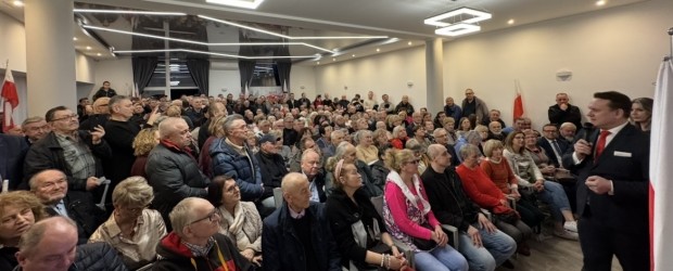 ALEKSANDROW ŁÓDZKI | Spotkanie z Europosłem Dominikiem Tarczyńskim