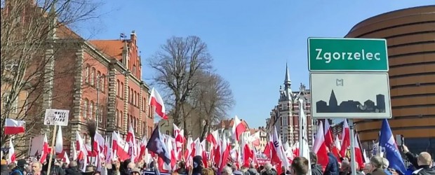 DZIERŻONIÓW II | Protest w Zgorzelcu: „Stop zalewaniu Polski migrantami”