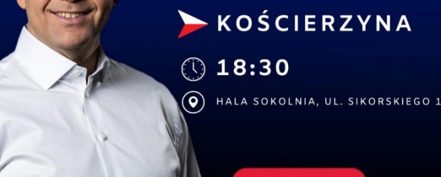 KOŚCIERZYNA | ZAPROSZENIE 8.03 – Spotkanie z Karolem Nawrockim