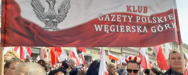WĘGIERSKA GÓRKA | Marsz 1000-lecia Królestwa Polskiego, manifestacja w obronie Republiki, Msza św. w Ciścu i wykład prof. S. Gawlińskiego