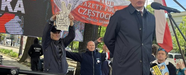 CZĘSTOCHOWA | Wspieramy prof. Sławomira Cenckiewicza