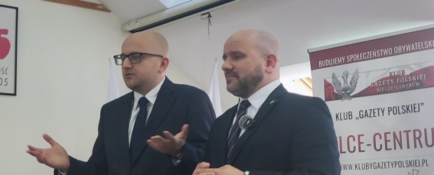 KIELCE-CENTRUM | Spotkanie z posłem Dariuszem Mateckim i posłem Mariuszem Goskiem