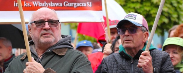 Nowy Sącz im. ks. Władysława Gurgacza SJ | Wiec poparcia