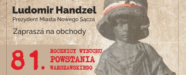 Nowy Sącz im. Jana Olszewskiego | ZAPROSZENIE 1.08 – Rocznica Powstania Warszawskiego