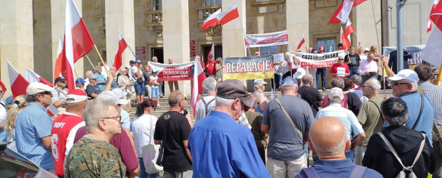 DŁUGOŁĘKA | Manifestacja w sprawie reparacji