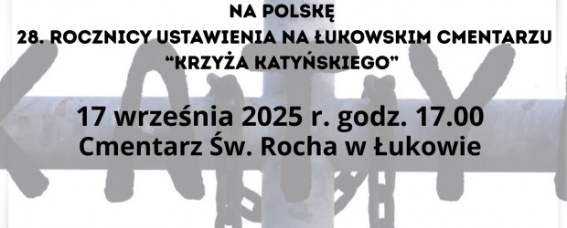 ŁUKÓW | ZAPROSZENIE 17.09 – 86. rocznica agresji Związku sowieckiego na Polskę