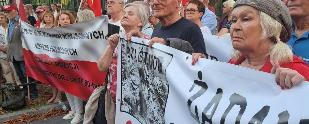 WARSZAWA | Protest pod ambasadą Niemiecką