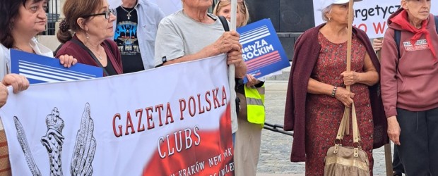 WARSZAWA | Demonstracja poparcia przed Pałacem Prezydenckim w miesiąc po zaprzysiężeniu Pana Karola Nawrockiego na Prezydenta RP