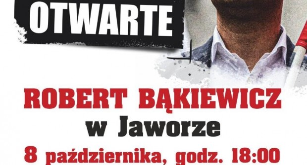 JAWOR | ZAPROSZENIE 8.10 Spotkanie z Robertem Bąkiewiczem