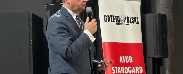 STAROGARD GD. | Spotkanie z Mariuszem Błaszczakiem w Starogardzie Gdańskim