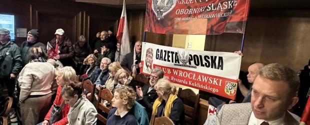 WROCŁAW | Protest. Most Grunwaldzki a nie Kaiser Brucke