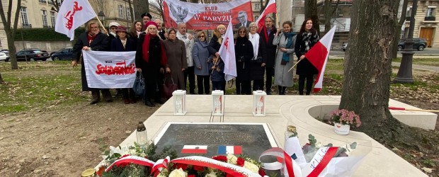 PARYŻ | Obchody rocznicy 13 grudnia