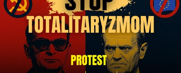 WARSZAWA | ZAPROSZENIE 13.12 – protest „Stop Totalitaryzmom”