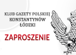 KONSTANTYNÓW ŁÓDZKI | ZAPROSZENIE 28.04 – Spotkanie z Oskarem Kidą