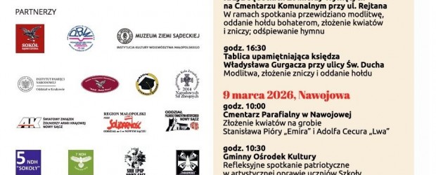 NOWY SĄCZ im. J. Olszewskiego | ZAPROSZENIE 01/09.03 – Narodowy Dzień Pamięci Żołnierzy Wyklętych