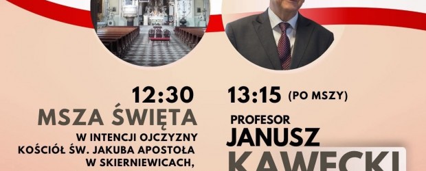 SKIERNIEWICE | ZAPROSZENIE 28.02 – Spotkanie z prof. Januszem Kaweckim