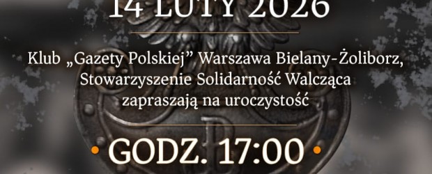 WARSZAWA BIELANY-ŻOLIBORZ | ZAPROSZENIE 14.02 – Narodowy Dzień Pamięci Armii Krajowej