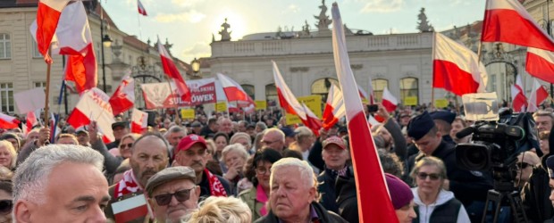 WARSZAWA | W obronie Prezydenta RP Karola Nawrockiego [Fotogaleria]