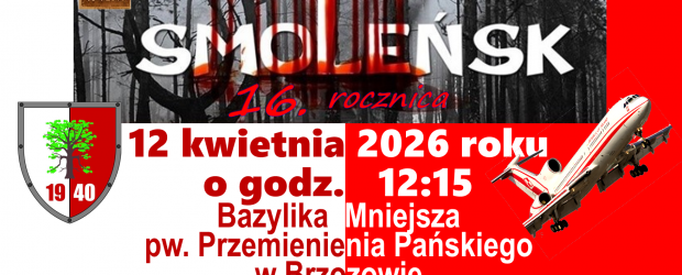 BRZOZÓW | ZAPROSZENIE 12.04 – Dzień Pamięci Ofiar Zbrodni Katyńskiej