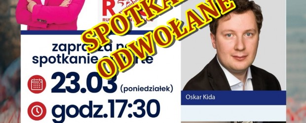 |SPOTKANIE ODWOŁANE – RUMIA | ZAPROSZENIE 23.03 – Spotkanie otwarte z Robertem Bąkiewiczem, Oskarem Kidą i Jackiem Wroną w Gdyni