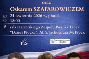 PŁOCK | ZAPROSZENIE 24.04 – Spotkanie z Oskarem Kidą i Oskarem Szafarowiczem