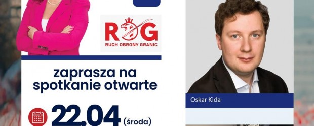 WEJHEROWO | ZAPROSZENIE 22.04 – Spotkanie otwarte z R. Bąkiewiczem, Oskarem Kidą i Jackiem Wroną