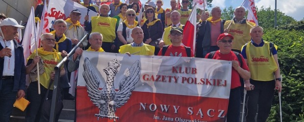 NOWY SĄCZ im. J. Olszewskiego | Marsz Solidarności w Warszawie