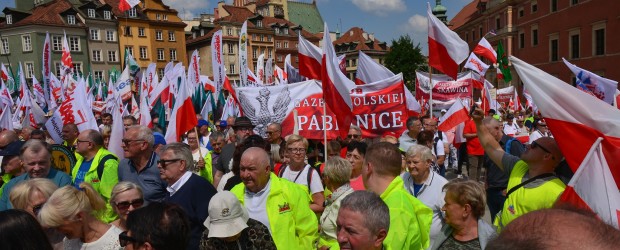 PABIANICE | Protest w Warszawie