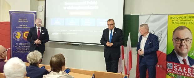 SKIERNIEWICE | Spotkanie z mec. Kwaśniewskim