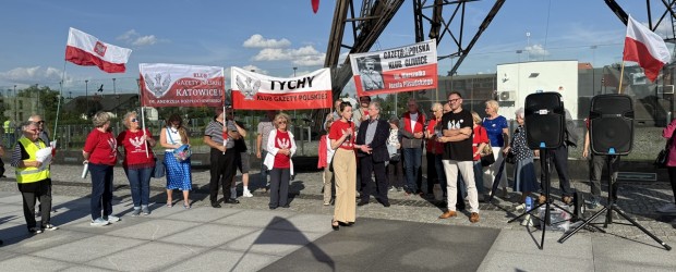 GLIWICE | Protest przeciw agresji niemieckich służb