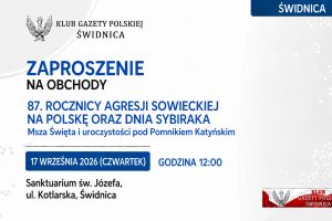 ŚWIDNICA | ZAPROSZENIE 17.09 – Obchody 87. rocznicy agresji sowieckiej na Polskę oraz Dnia Sybiraka