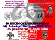 BRZOZÓW | ZAPROSZENIE 24-25.10 – Obchody 80. rocznicy śmierci Antoniego i Janiny Żubryów