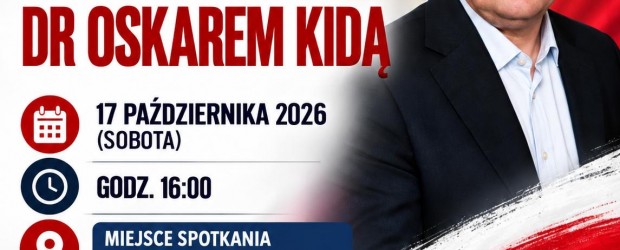 KOSZALIN | ZAPROSZENIE 17.10 – Spotkanie zdr. Oskarem Kidą