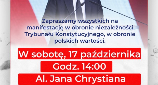 WIELKA MANIFESTACJA | SOBOTA 17 października godz. 14:00